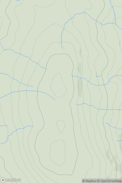 Thumbnail image for Little Fell [North Pennines] [SD808971] showing contour plot for surrounding peak